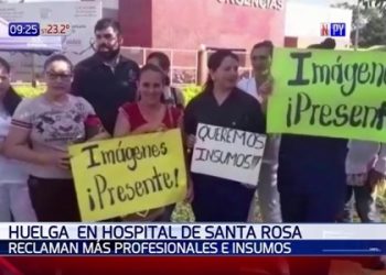 Hospital de Santa Rosa en paro por falta de insumos