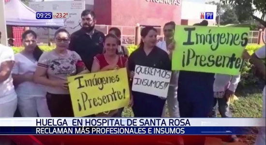Hospital de Santa Rosa en paro por falta de insumos